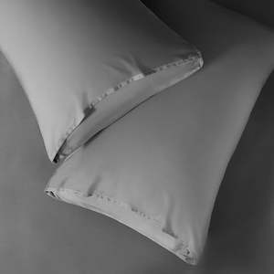 100% 竹粘胶OEKO TEX 300TC 60s床上用品特大号白色和银色4pcs床上用品套装现货 - Product Image 6