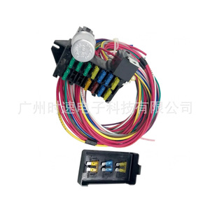 Faisceau de câblage pour voitures classiques, 12 voies, adaptateur universel Ez 12v, connecteur isolé en PVC pour Hot Rods et véhicules anciens - Product Image 2