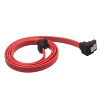 Kabel Data sata III 6Gbps 7Pin seri ATA dengan kait pengunci kompatibel untuk SATA HDD, SSD, kabel Motherboard sata