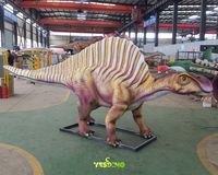 Modèle de dinosaure simulé de 5 m, Ouranosaurus animatronique télécommandé avec structure métallique pour une utilisation en intérieur/extérieur lors d'expositions