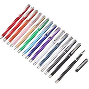 Custom Business Promotion of <b>Multi</b> <b>Color</b> Metal Ballpoint <b>Pens</b> logo Slim Signature <b>Pen</b> Customizable Luxury 1.0mm Writing Width - Product Image 2