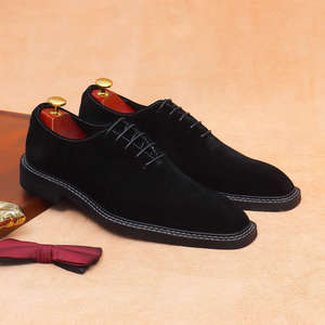 Chaussures plates décontractées et habillées DSYX pour hommes, en cuir véritable respirant, légères, antidérapantes, pour l'extérieur - Product Image 2