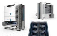 Módulo de Elevación Vertical Automático para Almacenamiento de Piezas Pequeñas, Sistema de Almacenamiento Rotatorio Inteligente Industrial, Software WMS, Construcción Metálica