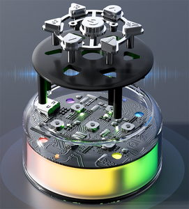 Loa không dây tiếng ồn Trắng ngủ màn hình đầy màu sắc LED môi trường xung quanh ánh sáng ban đêm cạnh giường ngủ mini hệ thống âm thanh - Product Image 5