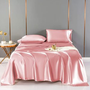 Wholesale 100% <strong>Silk</strong> <strong>Sheets</strong> 25mm Fitted Bedding Literie En Tissu Soie Set Mulberry <strong>Silk</strong> Bedding With OEKO-TEX100 - Product Image 3