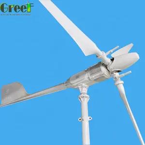 Turbin angin sumbu horizontal, turbin angin kontrol Pitch 5kW 10KW, turbin angin sumbu horizontal, digunakan di tiang Selatan