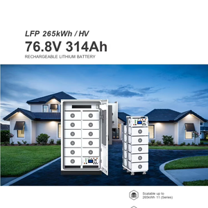 Module de batterie en rack de haute qualité 76,8 V 314 Ah 24,6 kWh, batterie empilable haute tension pour système solaire avec UN38.3 - Product Image 1
