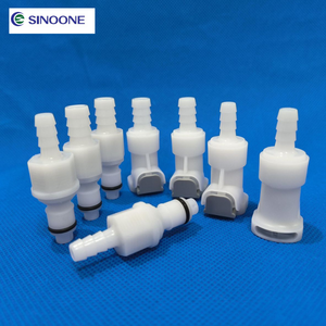 1/4 inch Ống barb phụ kiện EPDM con dấu POM cơ thể tiêm đúc Sinoone nhựa nhanh chóng kết nối nữ <span class=keywords><strong>Coupler</strong></span> với đóng van - Product Image 6