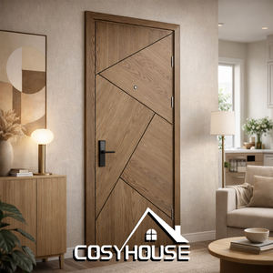 Modern Interior Wooden <b>Door</b> Solid Wood Room <b>Door</b> for Bedroom Apartment House OEM Custom Manufacturer - Product Image 1