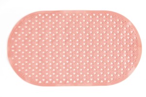 Tappetino Antiscivolo Ovale in PVC Solido YIJU con Ventose per Bagno e Doccia - Ecologico, Antibatterico, Durevole - Product Image 4