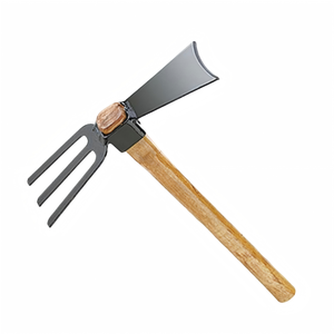 <span class=keywords><strong>Houe</strong></span> de jardinage double face en métal durable pour une culture efficace des fleurs et des légumes, idéale pour le jardinage domestique et les projets artistiques - Product Image 1