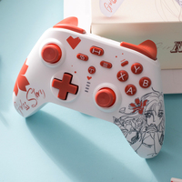 Manette de jeu sans fil personnalisable LUCKY FOX pour One avec double vibration, gyroscope six axes, matériau ABS