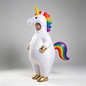 Disfraz Inflable de Unicornio de Cuerpo Completo Personalizado de Fábrica, Disfraz de Mascota de Tela Impermeable para Adultos, Cosplay para Fiestas - Product Image 2