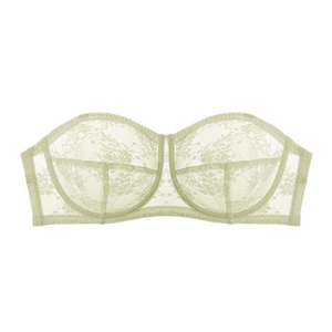 Reggiseno push-up senza spalline in pizzo da donna Wildness, bralette balconette <span class=keywords><strong>con</strong></span> <span class=keywords><strong>ferretto</strong></span> senza imbottitura, reggiseno bandeau convertibile multiuso per donna - Product Image 1