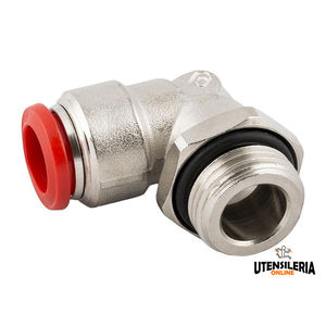 Racores en L ajustables macho cilíndricos Aignep 50116 para aire comprimido (10 uds) - Product Image 1