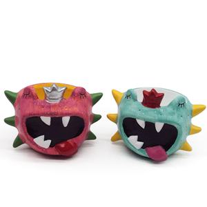 Cadeaux de décoration intérieure, mini pots en céramique peints de 4 pouces, pots d'<span class=keywords><strong>animaux</strong></span> de dessin animé, pots en céramique pour plantes succulentes, couvre-pots - Product Image 4