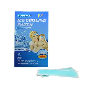 Fever cooling gel patch with adhesive for baby/Summer hot sale fever patch cooling patch CE