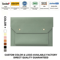 Housse pour ordinateur portable Skinny 13 ''en cuir PU de qualité supérieure, étanche, anti-rayures, pour Ipad