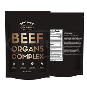 Polvos de proteína de órgano de carne de res de Nueva Zelanda Suplemento complejo multivitamínico femenino Halal para adultos para mujeres - Product Image 1