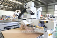 Routeur CNC 3 axes pour la découpe du bois avec changeur d'outils automatique (ATC) et table à vide pour la fabrication de meubles et d'armoires en bois