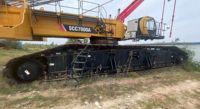 Grue Sany 700 tonnes d'occasion 2020 haute sécurité avec moteur et entraînement pour un fonctionnement efficace – Équipement de levage pour la construction (pour rapport)