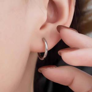 Wholesale <strong>14k</strong> Solid Gold Segment Ring Vintage Wedding <strong>Nose</strong> Ring Hoop <strong>Stud</strong> Waterproof Septum Ear Helix Piercing Jewelry Clicker - Product Image 5