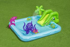 Bestway 53052 Fantastic Aquarium <strong>Inflatable</strong> Kids <strong>Water</strong> Play Center and <strong>Pool</strong> 2.39 m X 2.06 m X 86 cm - Product Image 4