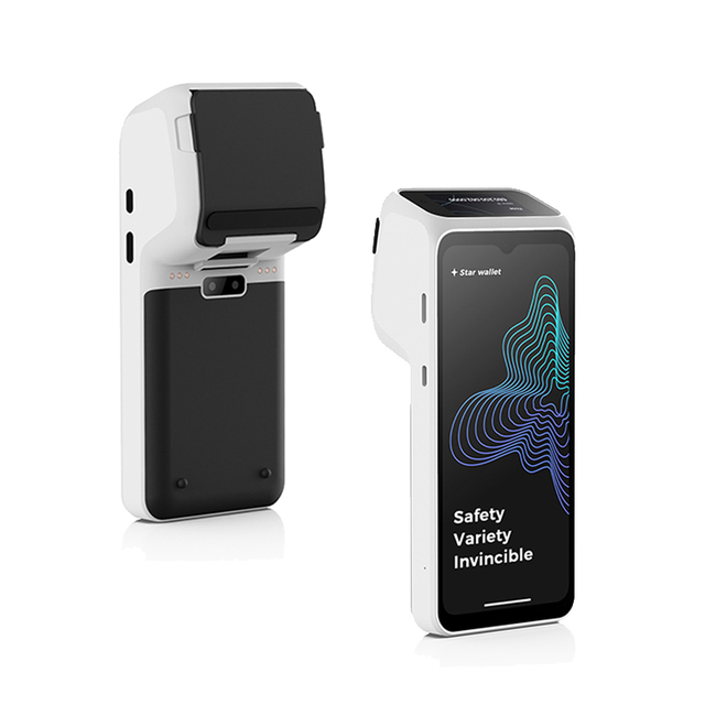 Octa Core Android 12.0 Mobile Payment Handheld POS Terminal 4+32GB 6.5inch Display Bluetooth Second Display 58mm Thermal Printer