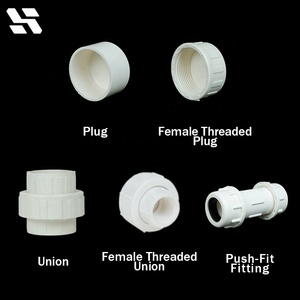 Conector de <span class=keywords><strong>PVC</strong></span> de Alta Calidad para Suministro de Agua, Tipo Push-Fit, Personalizable, de Fábrica Profesional - Product Image 3