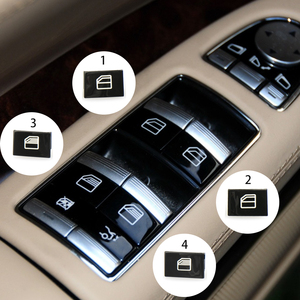 Couvercle de bouton de réparation de <span class=keywords><strong>vitre</strong></span> de voiture, bouton de couvercle pour portières arrière de véhicule, Mercedes Benz S classe W221 - Product Image 5