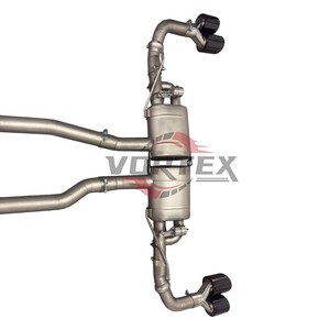 Vortex ท่อไอเสียแบบพ่นทรายไทเทเนียมประสิทธิภาพสูงสำหรับ Porsche 957 Cayenne 3.0T 3.6 4.8 2006-2010 - Product Image 3