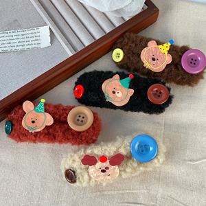 <span class=keywords><strong>Butter</strong></span> Bear Mujer Dibujos animados BB Pinza <span class=keywords><strong>para</strong></span> <span class=keywords><strong>el</strong></span> <span class=keywords><strong>cabello</strong></span> Fácil de combinar Lindo flequillo lateral Durable Acetato Fiesta Accesorios <span class=keywords><strong>para</strong></span> <span class=keywords><strong>el</strong></span> <span class=keywords><strong>cabello</strong></span> - Product Image 3