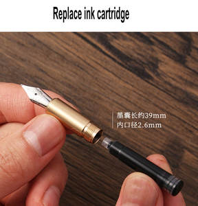 <span class=keywords><strong>Stylo</strong></span> <span class=keywords><strong>plume</strong></span> de voyage de créateur Portable court rétro en cuivre tactique rétractable Mini <span class=keywords><strong>stylo</strong></span> <span class=keywords><strong>plume</strong></span> de poche pour hommes cadeaux personnalisés - Product Image 5