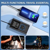 Portable 12V 150PSI Electric Tire Inflator Pump Wireless Digital Display Ball Air Compressor for Car Motorcycle Bike-Made ABS