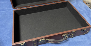 Vintage in pelle fatta a mano retrò Vintage classico bagaglio vecchia scatola a vapore bagagliaio valigia bagaglio (vecchio) <span class=keywords><strong>borse</strong></span> da viaggio - Product Image 3