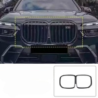 Grille de calandre avant en carbone sec préimprégné haute brillance pour BMW X7 G07 LCI 2023+