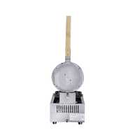 Machine à Gaufres Bulle à Main au Gaz en Acier Inoxydable, Faiseur de Gâteaux Gaufres Œuf Personnalisable, pour Hôtels, Voitures, Mini Gaufrier