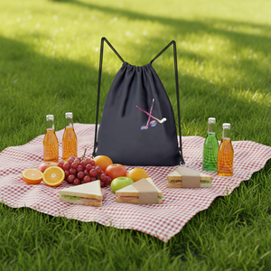 Bolsa de Tela No Tejida Mediana Personalizable y Reciclable con Cordón y Logotipo de Andony - Product Image 2