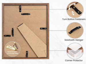 Juego de Marcos de <span class=keywords><strong>Fotos</strong></span> Creativos de Madera con Diseño Hueco, Venta al por Mayor, Marcos Cuadrados Nórdicos de 6, 7, 8, 10 y 16 Pulgadas, Formato A4 - Product Image 5