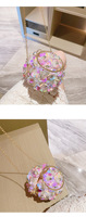 2024 YCH fait à la main taille haute sac de soirée joli pour rose Floral PC matériel à la mode décontracté dames sacs à main de fête de mariage