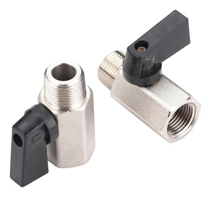 Mini Válvula de Bola de Latón de Alta Temperatura con Rosca BSP de Media Pulgada para Uso Industrial y Doméstico - Product Image 4
