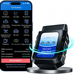 Escáner de Diagnóstico de Automóviles Bluetooth OBD2, Lector de Códigos Automotrices, Herramienta de Escaneo de Datos en Tiempo Real, Interfaz ELM327 para Vehículos Universales - Product Image 3