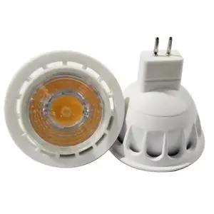 12V 3W 밝기 조절이 가능한 LED 스포트라이트 MR16 2700K 3500K GU5.3 LED 전구 CRI90 COB LED 스포트라이트