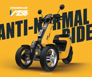 V28 2000W 72v三轮电动摩托车带30Ah锂电池电动运动三轮车