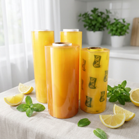 Film alimentaire en PVC JIELIANG, film étirable transparent de qualité alimentaire, 30 cm x 300 m, résistant à l'humidité, haute résistance à la traction, 10 microns