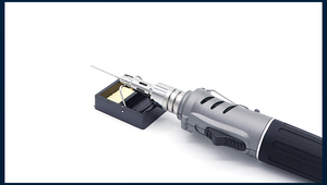 Kit Profesional <span class=keywords><strong>de</strong></span> Soplete <span class=keywords><strong>de</strong></span> <span class=keywords><strong>Butano</strong></span> y <span class=keywords><strong>Soldador</strong></span> <span class=keywords><strong>de</strong></span> <span class=keywords><strong>Gas</strong></span>, Herramienta <span class=keywords><strong>de</strong></span> Soplete Inalámbrico Gris 10 en 1 para Soldar con Recarga <span class=keywords><strong>de</strong></span> <span class=keywords><strong>Gas</strong></span> Xinrunda CN;GUA 1 Pza - Product Image 5