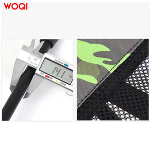 Chaise pliante Woqi Moon Chair pour le camping en plein air, avec repose-pieds en acier, pliable, couleur vert herbe - Product Image 5