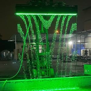 Fenlin ม่านน้ำสแตนเลสแบบดิจิตอลที่ทันสมัยน้ำพุน้ำตกอัตโนมัติสำหรับโรงแรมล็อบบี้สวน - Product Image 3