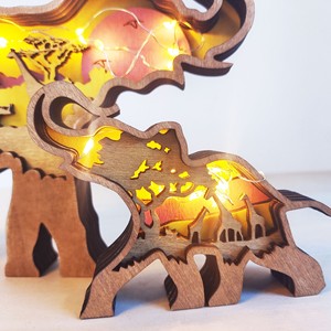 <span class=keywords><strong>3D</strong></span> <span class=keywords><strong>Elephant</strong></span> Trang Trí Sáng Tạo Thân Thiện Với Môi Bằng Gỗ Động Vật Thủ Công Mỹ Nghệ Cho Ngày Của Mẹ Tay Khắc Bàn Trang Trí Nội Thất Cho Nhà Văn Phòng - Product Image 4