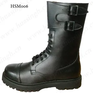 LXG,double joints real natural leather French style men leather boots 10 inch long tube full leather combat boots HSM006